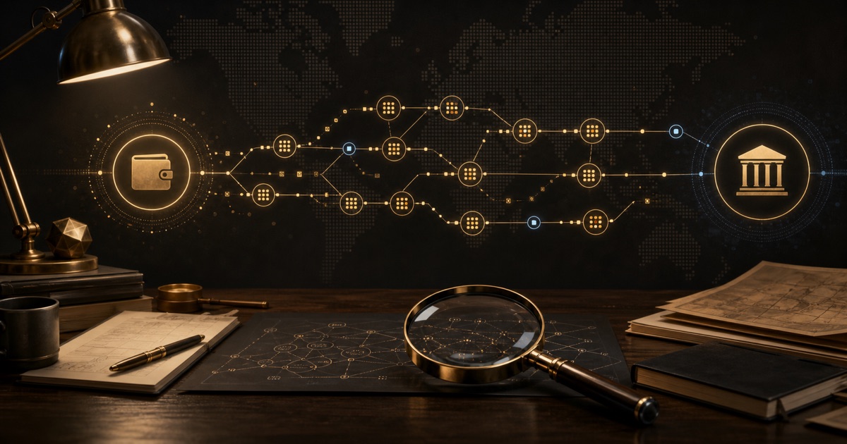 Tracing transactions after a crypto scam