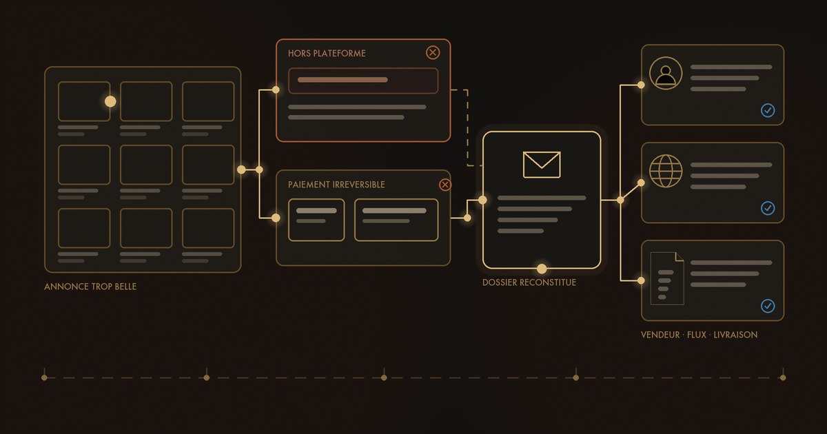 Suspicious listing, off-platform pivot and irreversible payment
